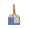 Bolso Cubo de Gran Capacidad, Diseño de Nicho, Simple y Elegante, Verano 2026, Bolso de Hombro Único, Bolso de Tela de Moda