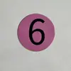 Etiquetas Digitais, Etiquetas de Identificação, Adesivos de Etiqueta Digital Redondos Coloridos, Etiquetas Autoadesivas