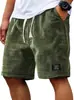 2026 Nuevos Shorts Casuales de Waffle para Hombre Transfronterizos, Pantalones Largos Transpirables Sueltos de Verano, Ropa Moderna para Hombre Estilo Americano