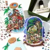 Em aço. Adesivos de paisagismo de cabine em miniatura MePET2.5D abrem hoje na coleção de adesivos divertidos para estudantes nove-bomb