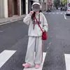 Conjunto Otoñal Súper Elegante para Niñas 2026 Nuevo Moda Casual Deportivo Sudadera y Pantalón de Chándal Conjunto de Dos Piezas para Niños Mayores