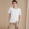 Nuevo Top Deportivo Holgado para Mujer, Ropa de Yoga, Camiseta de Manga Corta, Transpirable, Adelgazante, Para Correr en Verano, Secado Rápido, Fitness