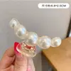 Pinza para el pelo de lazo estilo coreano para cabello voluminoso, pinza para el pelo con forma de corazón para la parte trasera de la cabeza, nuevo pinza de tiburón grande 2026 accesorio para el cabello