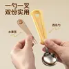 Cuchara multifuncional de acero inoxidable, cuchara para frutas de grado alimenticio, cuchara especial para sandía, tenedor de frutas dos en uno