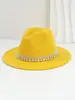 Sombreros Fedora de Fieltro para Hombres y Mujeres con Pedrería, Piedras Preciosas y Tachuelas, Sombreros de Jazz Vintage, Sombreros Personalizados para Fiestas y Bodas, Sombreros Elaborados y Brillantes