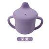 Copo de canudo de silicone para bebês mais vendido no exterior, copo de aprendizagem para bebês, copo de chupeta, copo de bebida infantil, resistente a altas temperaturas e antiqueda