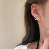 Pendientes de plata S925 con letras de Corea del Sur, nuevos y modernos, de alta calidad, con temperamento, a la moda, venta al por mayor, para mujer