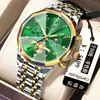 Poedagar/Marca Suiza 939 Reloj Multifuncional de Moda para Hombre Impermeable Luminoso de Cuarzo