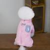 Roupas para Pets Roupas para Cachorros Outono e Inverno Novas Roupas para Pets Roupas de Quatro Patas 25 Bolso Listrado Vertical Jaqueta de Lã de Quatro Patas