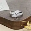 Novo Mais Vendido Ano do Cobra Zodíaco Moda Europeia e Americana Design Anel Aberto de Zircônia para Mulheres Versátil de Alta Qualidade R8405