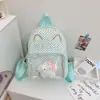 Mochila Transparente Fofa para Estudante Menina, Grande Capacidade, para Viagem, Lançamento Verão 2026