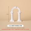 Accesorios de Fotografía Columna Romana Blanca Adornos para Exhibición de Cosméticos Soporte de Exhibición Decoración de Fondo para Fotografía de Naturaleza Muerta