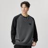 F5061 Tamanho grande masculino outono e inverno Novo 330g ombro pesado costura chifre coletes masculinos soltos gola redonda jaqueta