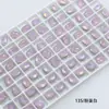 Dongzhou Crystal 6*8 Tachuelas Pequeñas Redondas para Uñas, Forma Oblonga con Esquinas Redondeadas, Base Puntiaguda, Strass de Vidrio K9 Super Brillante, Accesorios para Joyería DIY