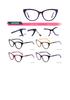 Montura de placa creativa europea y americana, montura de gafas indeformable, duradera, de moda de lujo, moderna, tablero de exhibición dorado F8752
