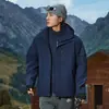 Chaqueta de tres en uno estilo Bo Xi para exteriores, ropa de trabajo personalizada para protección forestal, cortavientos, impermeable, ropa de chaqueta para montañismo al aire libre