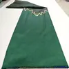 Hilo de Oro y Plata Bordado Tela Jacquard Brocada Antigua Tela de Encaje Brocado Africano