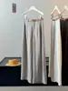 Pantalones anchos de algodón y lino a la moda para mujer, nuevo estilo de verano, de cintura alta, adelgazantes, casuales, de corte recto, simples, versátiles, largos, con cinturón