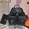 P casa nylon gran capacidad desmontable dos en uno mochila para mujer mochila de tela de paracaídas bolsa con cordón 1BZ811