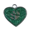 Aleación de Zinc Suministros para Mascotas Colgante de Huella Anti-Pérdida Grabado ID Placa de Identificación para Perro Etiqueta para Gato Etiqueta de Identificación Colgante Estilo Ins