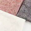 Selección del Diseñador de Tela de Encaje con Bordado Floral Tridimensional y Lentejuelas, Tela de Malla con Bordado Plano para Vestidos y Vestidos de Novia