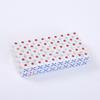 Dados simples de puntos rojos y azules, ajedrez de ocio y accesorios para fiestas de cartas, redondeados de seis caras, puntos, familia, mahjong, criba, Grano al por mayor