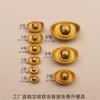 Aleación de tremolo transfronteriza sólida de 1 cm mini simulación superficie brillante lingote de plata adornos regalos chinos lingote pequeño de oro