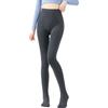 Leggings con Hilo para Mujer, Ropa Exterior de Otoño e Invierno, Medias Gruesas con Forro Polar, Medias con Pie, Leggings Triangulares con Control de Abdomen