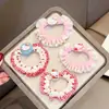 Gatito de Dibujos Animados Fresa Lazo Pequeño Versátil para Recogido de Niña Coleta Simple Elegante Accesorio para el Cabello