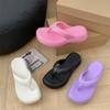 Chanclas de EVA para Mujer Verano 2024 Estilo Nuevo Calzado Exterior Zapatos de Playa Antideslizantes para la Costa Celebridad de Internet Sandalias y Chanclas Gruesas
