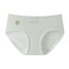 Ropa interior de algodón puro de color, tipo a, con entrepierna extendida y ampliada, 10A, antibacteriana, para mujer, con borde de encaje dulce, bragas transpirables sin pellizcar los glúteos