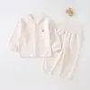 Pantalones de Bebé de Cintura Alta para Protección de la Barriga Otoño Invierno Pantalones Base de Algodón de Terciopelo Suave para Bebés Niños Niñas Ropa Interior Infantil Pijamas Cálidos con Abertura en la Entrepierna