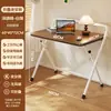 Escritorio Plegable, Escritorio de Computadora sin Instalación, Mesa Pequeña para Estudiante en Casa, Dormitorio, Mesita de Noche, Escritorio Simple para Escribir, Escritorio de Oficina