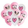 Globos de látex de dibujos animados con diseños impresos personalizados, decoraciones de globos de cumpleaños, artículos para fiestas, globos de moda transfronterizos para niños