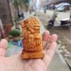 Palillos de madera maciza de calabaza, hechos a mano, con mango tallado de madera Taihang Yabei, 2022