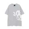 Transfronterizo Daifa SynaWord Calle Principal Hip Hop Estampado en Espuma Manga Corta Pantalones Cortos Traje Casual Hombre Hip Hop Americano Camiseta