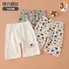 Pantalones de dormir 100% algodón para niños, Pantalones caseros para niños, Estilo delgado, Pantalones hasta la rodilla para niños, Absorbentes de sudor, Transpirables, Pantalones para aire acondicionado, Pantalones para bebé