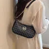 Bolsa de Hombro, Bolso de Mano, Bolso Cruzado para Mujer, Nueva Colección Primavera-Verano 2026, Estampado Retro, Moderno, Versátil, Gama Alta, Sencillo