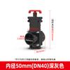 Válvula Gaveta Interruptor Válvula de Borboleta Manual Válvula de Extração de Purga de Silo de Sedimentação Válvula Manual PVC Válvula de Elevação para Tanque de Koi