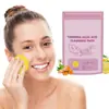 Almofadas de Limpeza de Cúrcuma Transfronteiriças Limpeza Diária Suave Esponja Esfoliante Almofadas de Limpeza com Cúrcuma e Ácido Kójico 40 Peças
