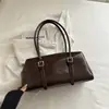 Bolso Retro de Hombro Único para Debajo de la Axila Estilo Coreano para Mujer 2026 Nuevo Bolso Tote Sencillo para el Trabajo Versátil de Gran Capacidad