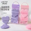 LMLTOP Esponja de Terciopelo con Forma de Corazón Set de 2 Piezas Uso Doble Cara Polvos Sueltos Esponja para Polvos Sueltos LLT15