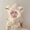 Bufanda de Otoño e Invierno para Bebé Todo en Uno Lindo Súper Lindo Sombrero para Niños y Niñas Sombrero Grueso Cálido con Protección para Orejas de Bebé Sombrero para Niños