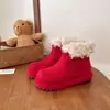 Botas de nieve nuevas de invierno 2026 para mujer transfronterizas, forradas de felpa de invierno, engrosadas, cálidas, antideslizantes, de suela gruesa, de caña corta, zapatos de algodón de exportación