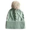 Sombrero Lindo para Adulto de Cat Brother para Mujer Otoño e Invierno 2024 Cálido, Moderno y con Temperamento Fresco Sombrero de Lana Tejido a Cuadros con Bola de Pelo