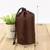Bolsa de Nylon a Cuadros con Cordón Bolsa Cilíndrica con Cordón Bolsa de Almacenamiento para Chaqueta de Plumas Bolsa con Cordón Bolsa Organizadora de Viaje Bolsa de Empaque
