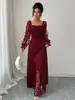 Vestidos Transfronterizos Europeos y Americanos Primavera/Verano 2026 Elegantes y con Estilo Vestido Largo de Manga Larga de Gama Alta Ropa para Mujer Amazon Mujer