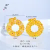 Set de Joyería Étnica Chapado en Oro de Xinjiang Patrón de Mariposa Collar de Calabaza Anillo Pendientes Nuevo Estilo Chino Lujo Ligero para Mujer