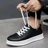 Comércio Exterior Moldados por Injeção Sapatos Masculinos Baixos Tênis de Skate Sapatos Brancos Pequenos Preguiçosos Calçados Casuais Leves Esportivos Básicos Sapatos Baixos para Homem