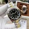 2021 comercio exterior Labor fantasma de agua sala de relojes famosos Oro Moda banda de acero GMT reloj mecánico para hombre Marca Reloj al por mayor